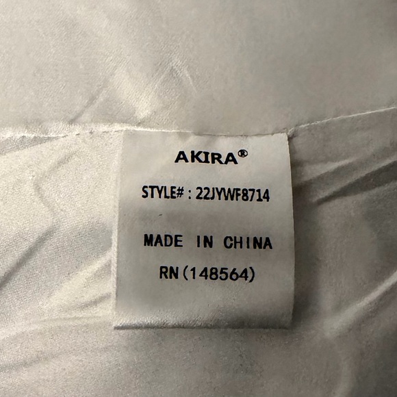 AKIRA Look My Way Asymmetrical Ruffle Top - Picture 10 of 10